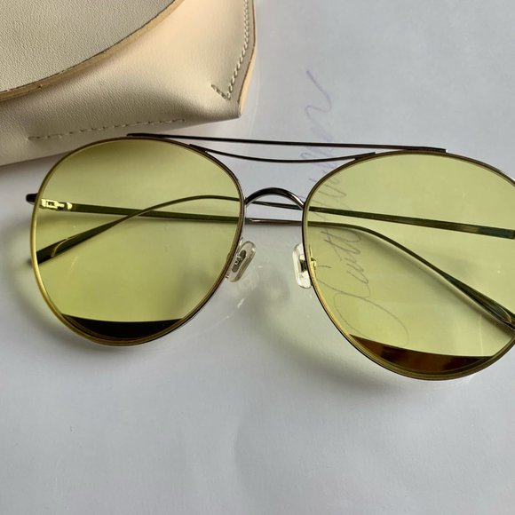 GENTLE MONSTER Odd Odd Yellow Sunglasses, Like New - Picture 3 of 6